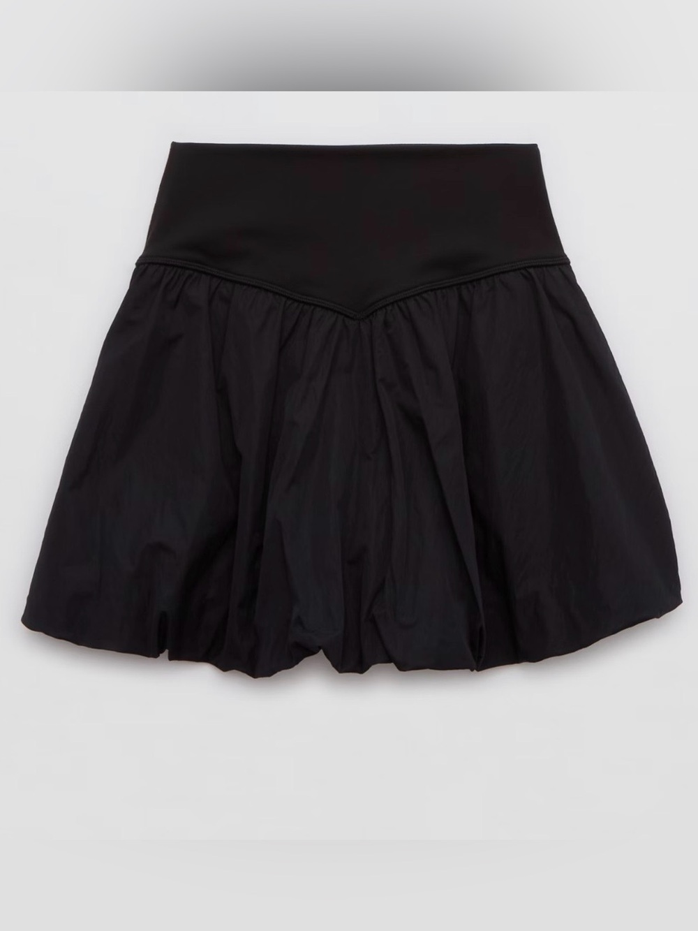 OFFLINE By Aerie Real Me Bubble Skort in black, size S, NWT